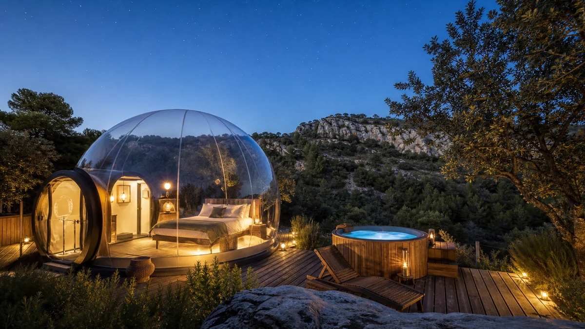 Illustration du guide Top 8 des bulles avec spa ou jacuzzi en Occitanie