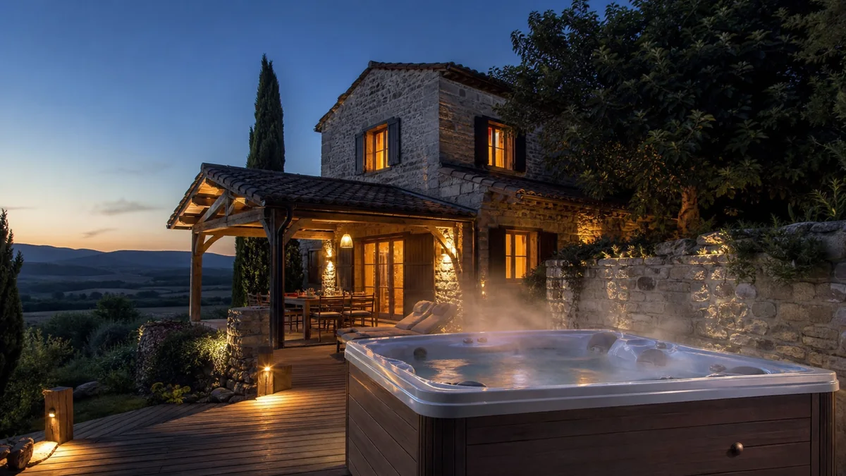 Illustration du guide Top 10 des gîtes insolites avec spa ou jacuzzi privatif en France