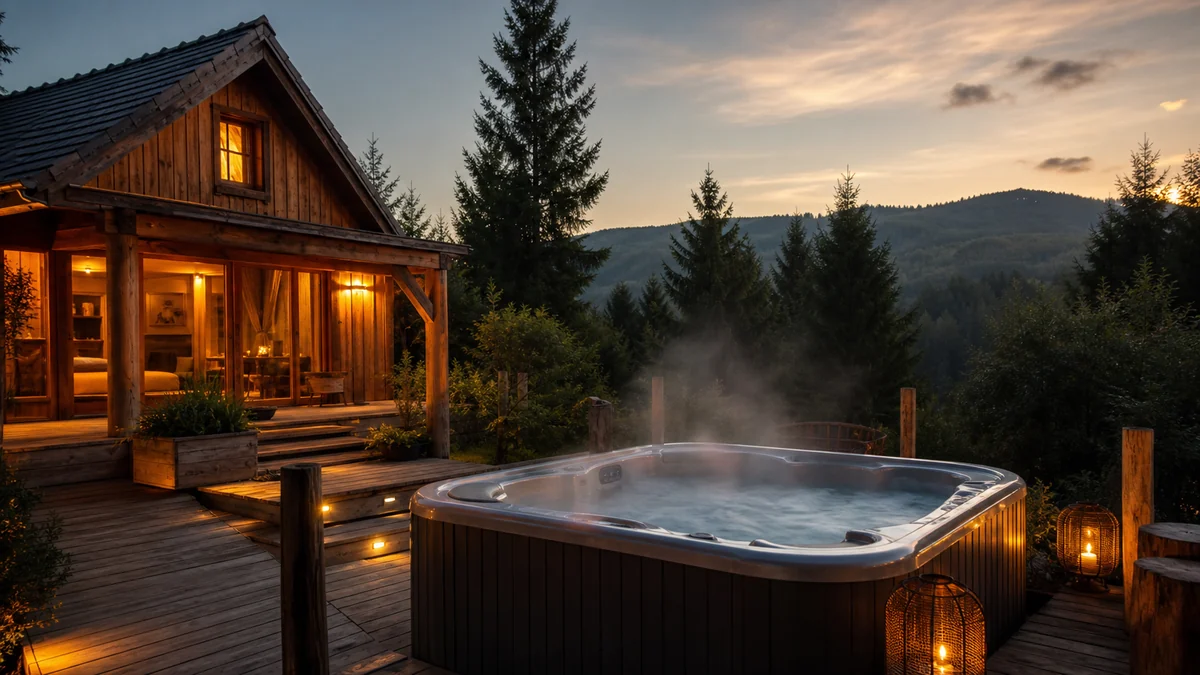 Gîte insolite avec jacuzzi sur terrasse dans le Grand Est