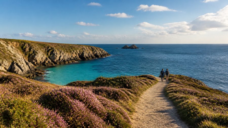 Ambiance romantique inspirée de la presqu'île de Crozon et de ses criques turquoise