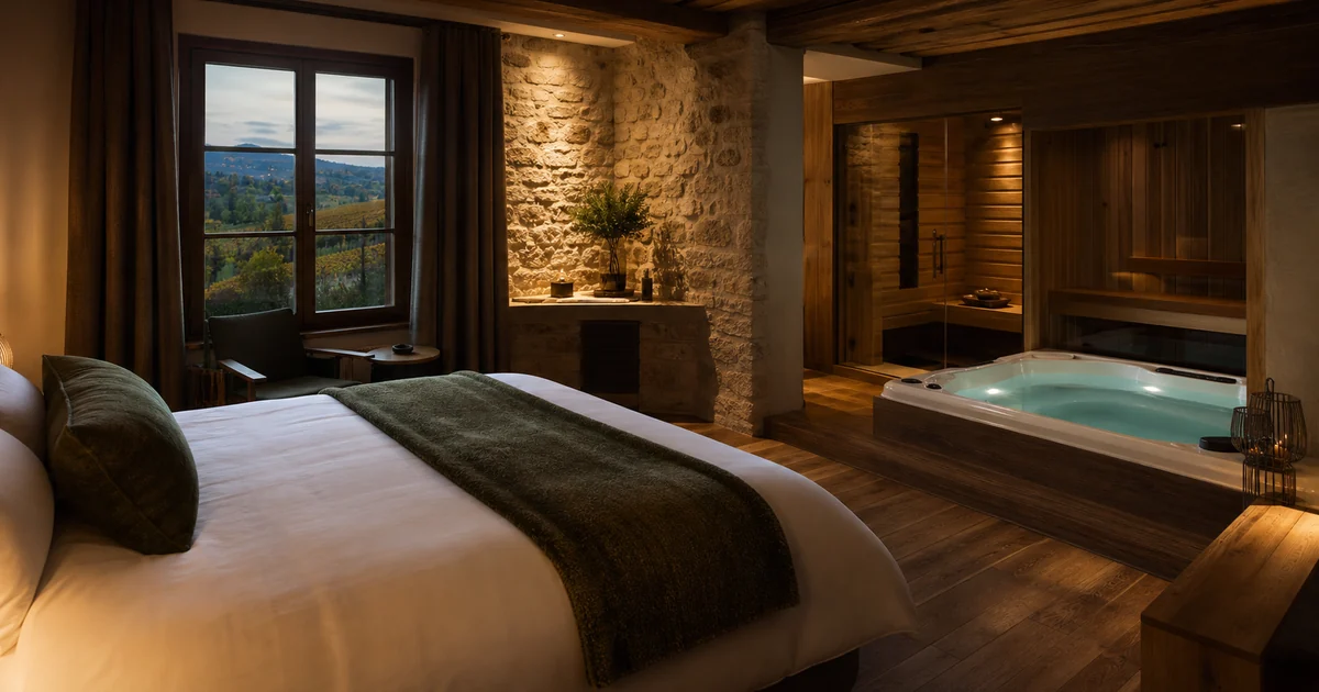 Illustration du guide Top 5 des loverooms avec spa ou jacuzzi en Bourgogne-Franche-Comté
