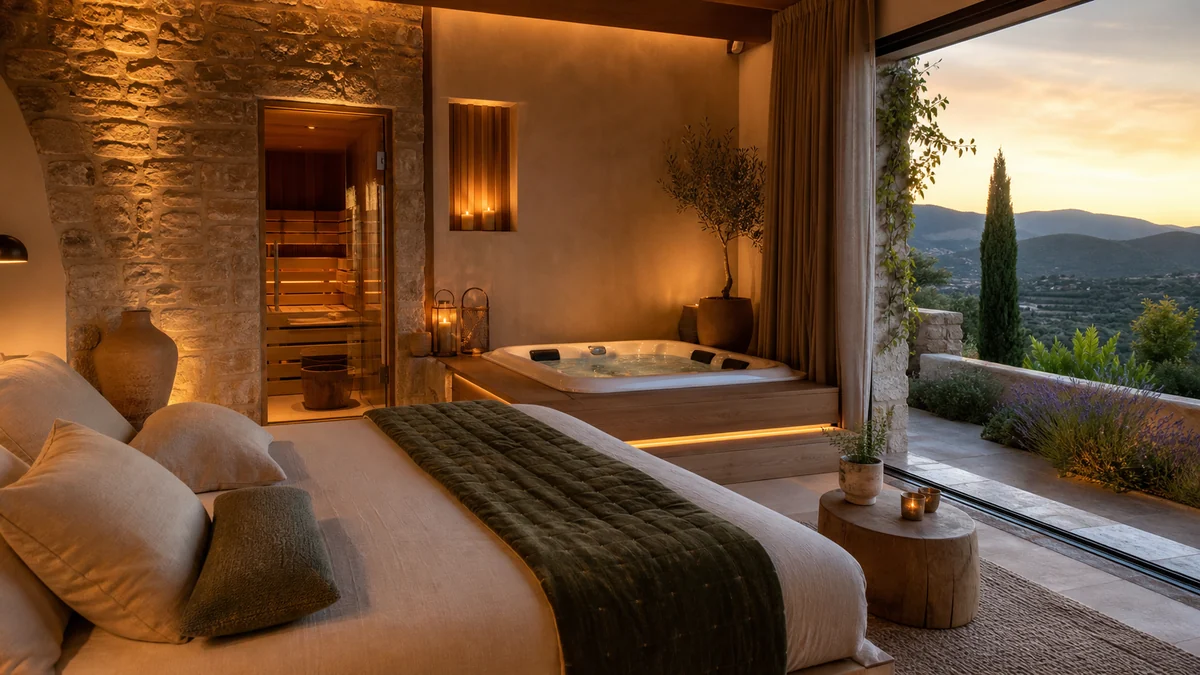 Illustration du guide Top 12 des loverooms avec spa ou jacuzzi en Provence-Alpes-Côte d’Azur