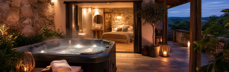 Illustration du guide Les meilleurs hébergements avec spa privatif
