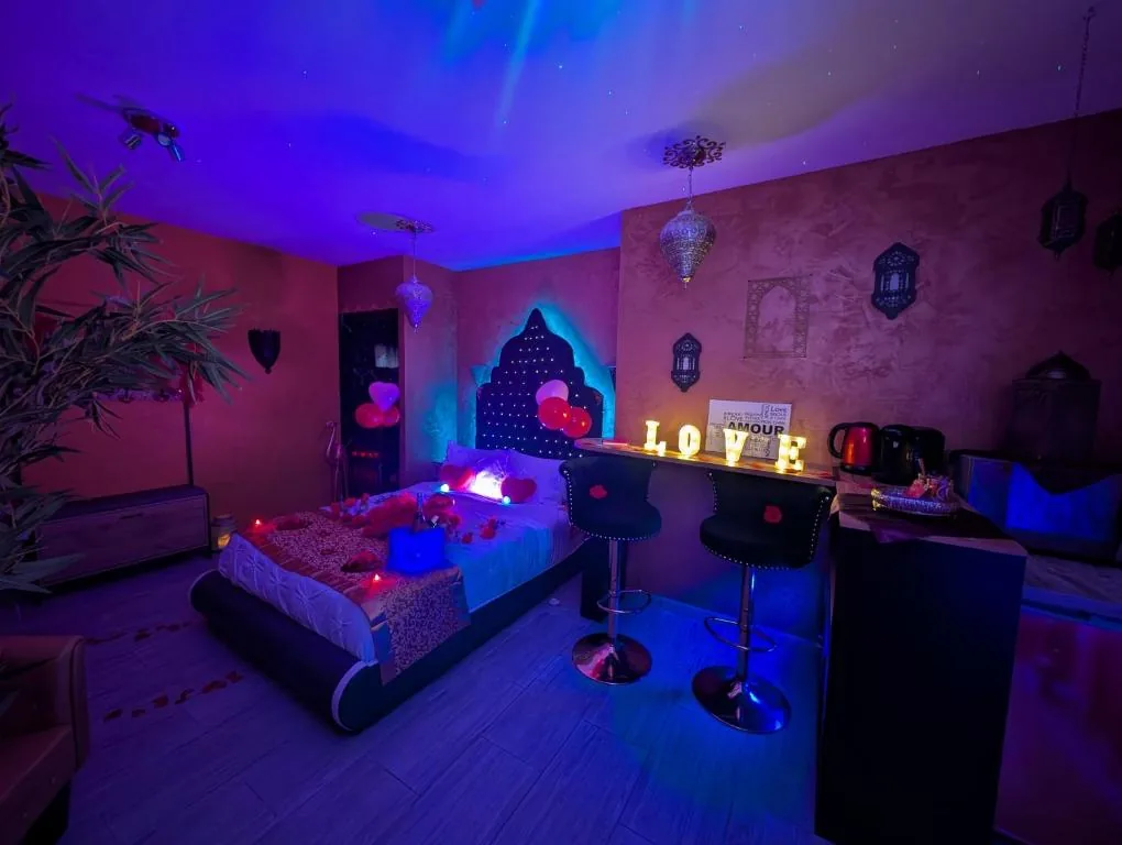 1000 et une Nuit, loveroom avec espace bien-être en Pays de la Loire
