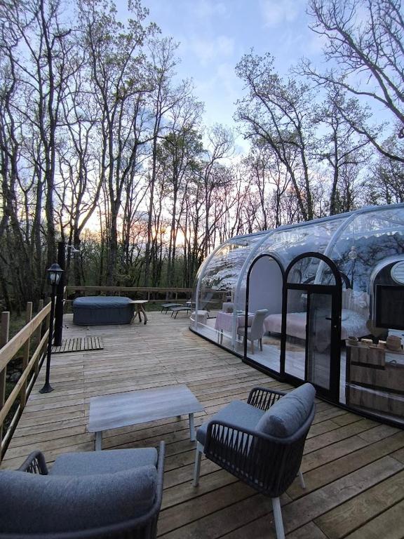 Bulle de Morphée avec spa privatif dans le Lot