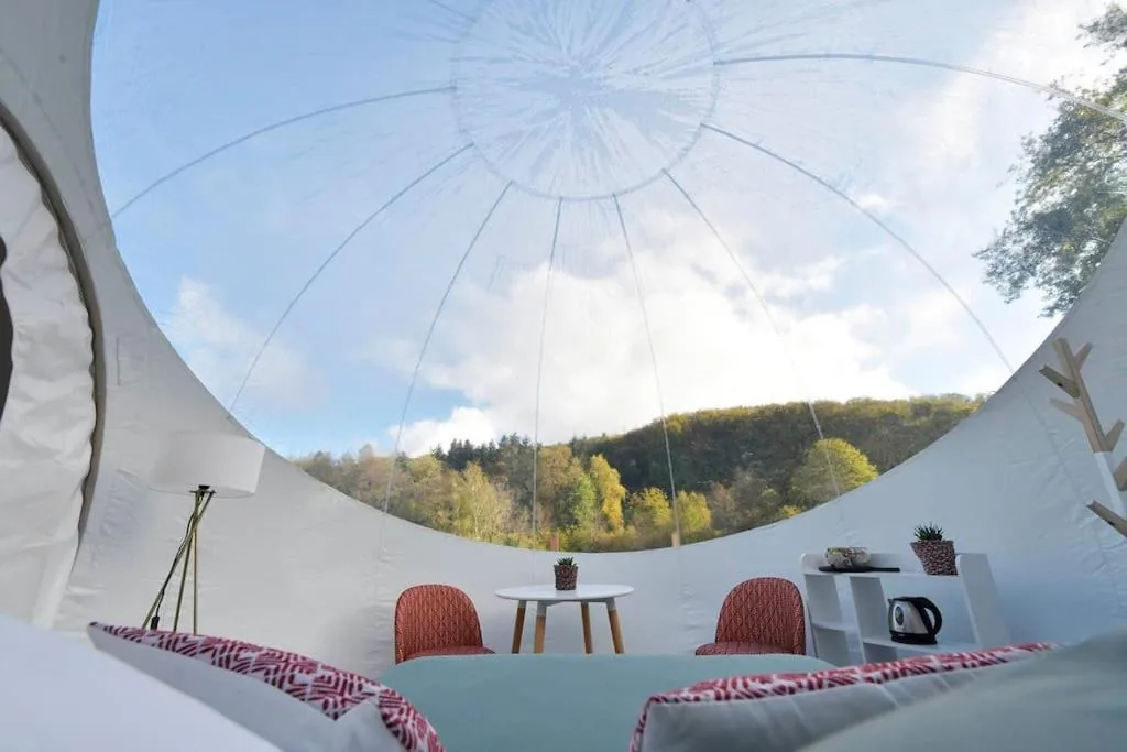 Bulle Hirondelle avec spa ou jacuzzi, Quarré-les-Tombes, Yonne