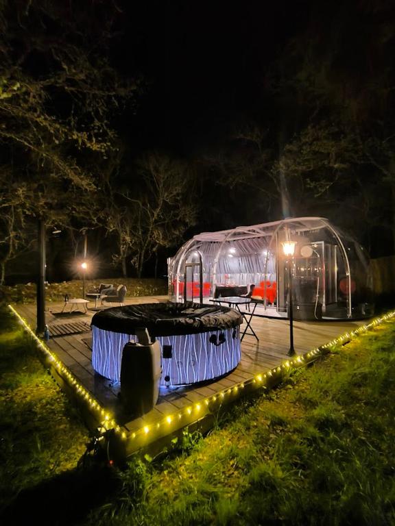 Bulle Love Passion avec spa privatif dans le Lot