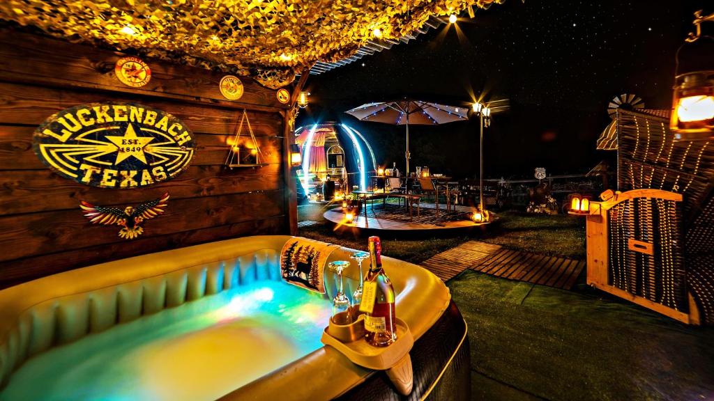 Bulle Texas en Savoie avec terrasse