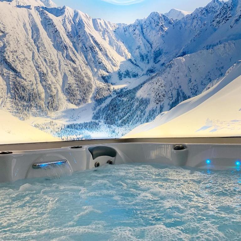 Loveroom avec jacuzzi et sauna privatif en Haute-Savoie