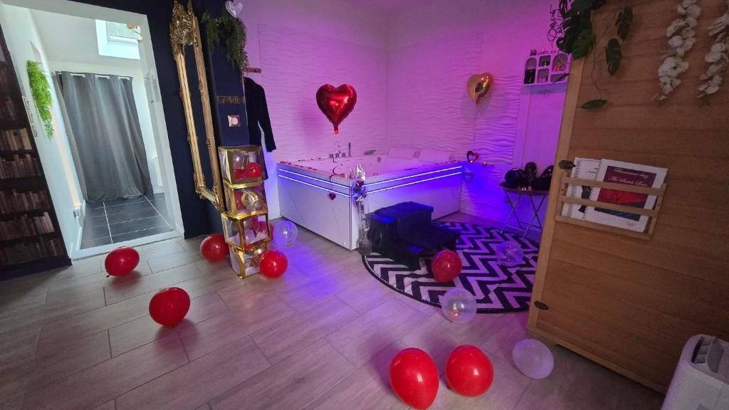 Loveroom Maison équipée avec petit déjeuner gratuit en Seine-Maritime avec sauna