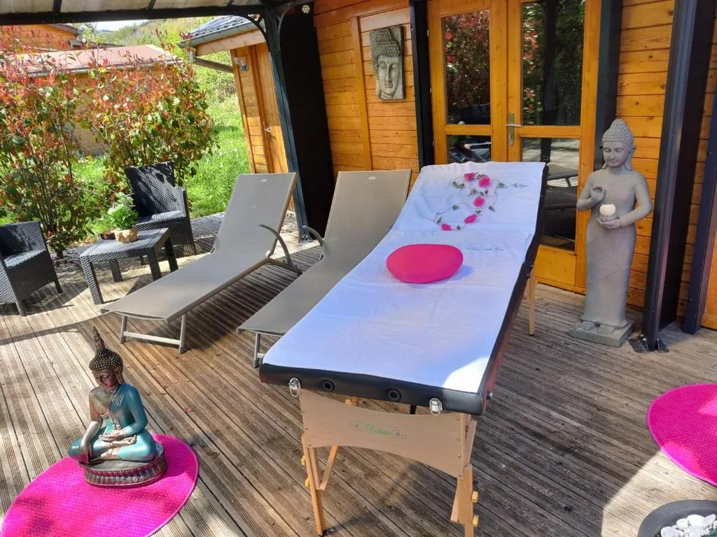 Nature et spa avec spa ou jacuzzi, Lauw, Haut-Rhin