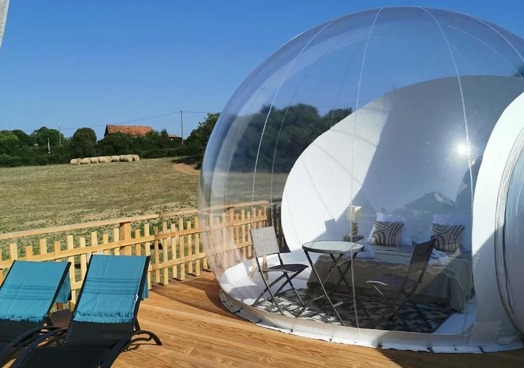 noct enbulle, bulle avec espace bien-être en Occitanie