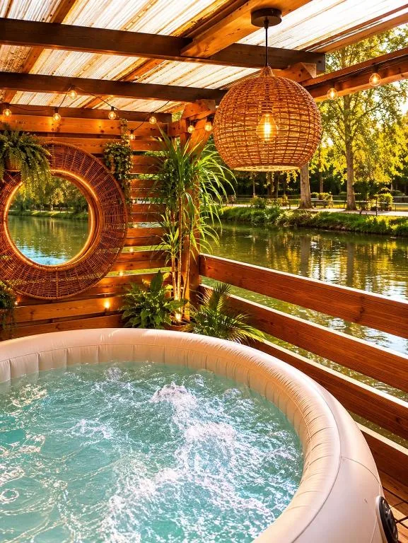 Péniche Chaleureuse avec jacuzzi Toulouse centre en Occitanie