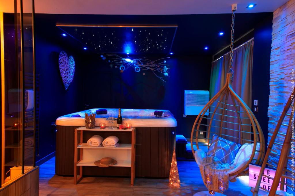 Sweety Loft Suites romantique avec jacuzzi à Somme, Hauts-de-France