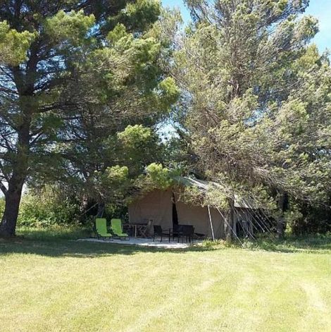 Tente Acacia dans le Vaucluse avec spa privatif