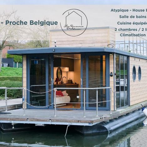Bateau Boat'n Flandres - Houseboat rooftop proche Lille dans le Nord
