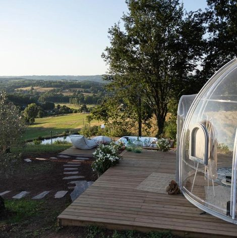 Bulle de Leygonie en Corrèze avec spa privatif