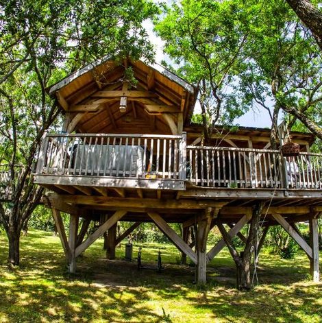 Cabane dans les arbres Cabane d'Amour dans l’Hérault avec terrasse
