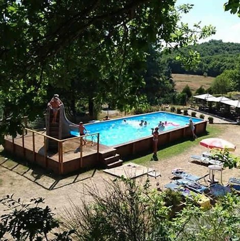 Tente Camping La Perle en Creuse avec piscine