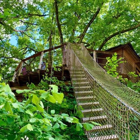 Lovnid Domaine des Vaulx - Cabane Lov'Nid en Mayenne avec terrasse