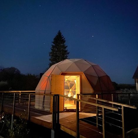 Dôme Bel'Etoile en Seine-Maritime avec terrasse