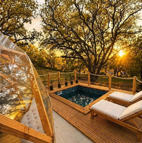 Dôme du Domaine l’Aria en Corse-du-Sud avec spa privatif