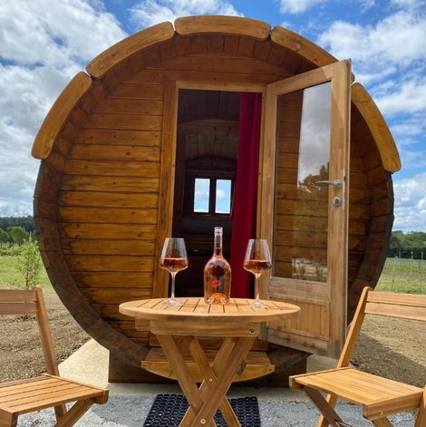 Tonneau Échappée Vigneronne dans l’Aude avec piscine