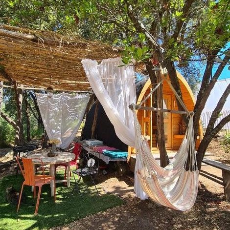 Pod Gîte atypique Le Pod au coeur du maquis en Corse-du-Sud avec terrasse