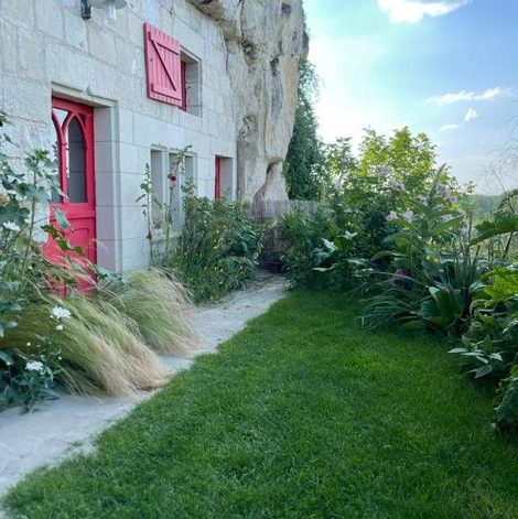 Maison troglodyte Gîte des Perreyeurs en Maine-et-Loire avec vue dégagée