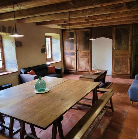 Séjour à la ferme Gîte du Limousin en Haute-Loire avec terrasse