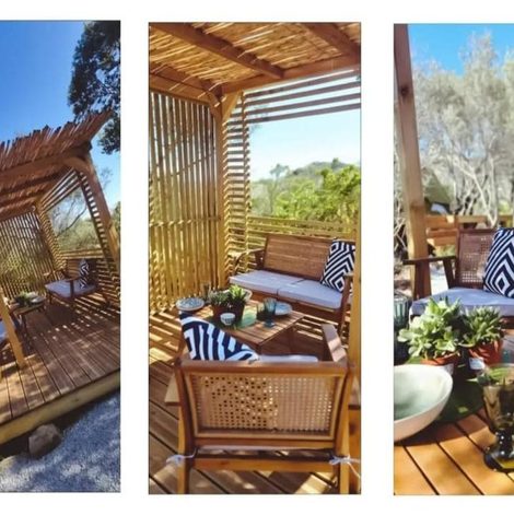 Tente Glamping luxe entre mer et maquis en Corse-du-Sud avec spa privatif