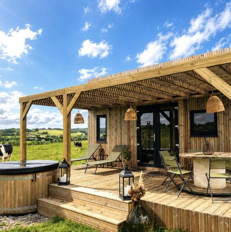 Tiny house L'instant bucolique dans l’Aisne avec terrasse