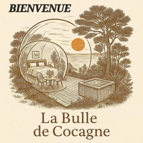Bulle la Bulle de cocagne dans le Var avec terrasse