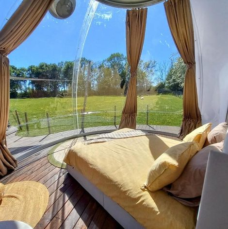 Bulle La Bulle des alpagas dans le Cher avec piscine