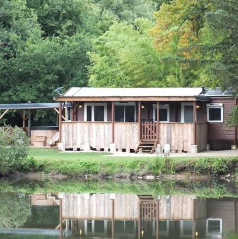 Gîte insolite La Cabane du Silence en Eure-et-Loir avec terrasse