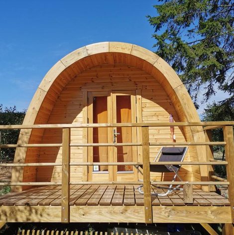 Pod La Cabane Insolite en Vendée avec terrasse