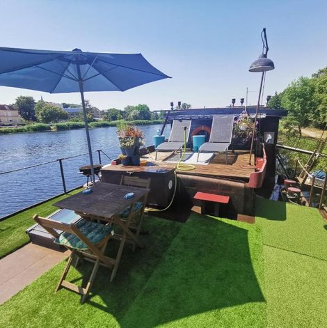 Bateau Le grand large - Péniche Octopus en Moselle avec terrasse