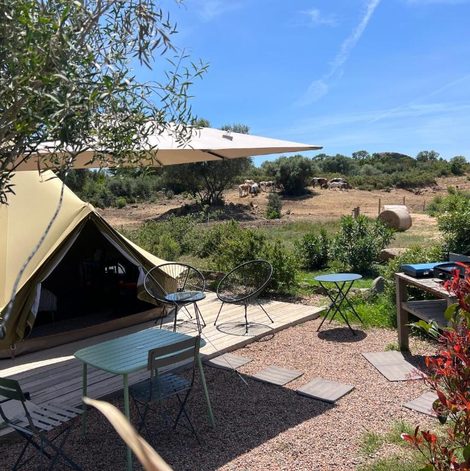 Tipi Le Tipi 2 en Corse-du-Sud avec terrasse
