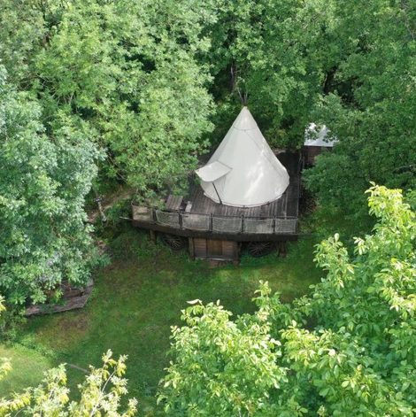 Tipi Le tipi à Marie, déconnectez- vous !!! dans le Tarn avec terrasse