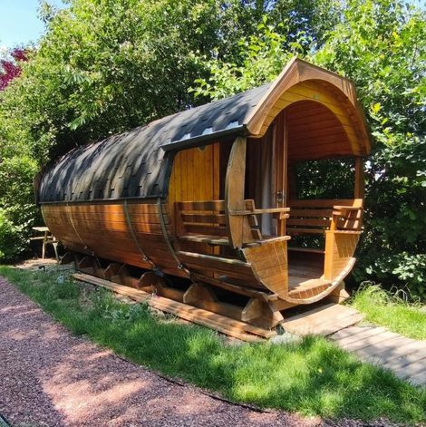 Tonneau Le Tonneau insolite Bacchus en Moselle avec sauna