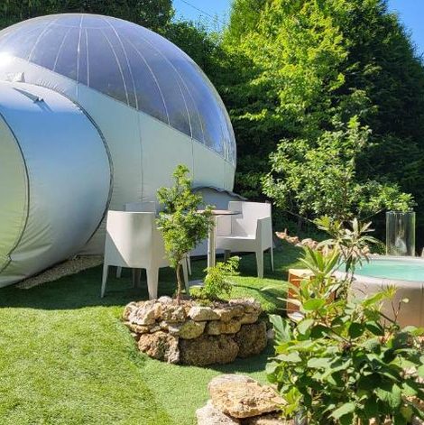 Bulle Les Bulles du Coq de Champagne dans la Marne avec vue dégagée