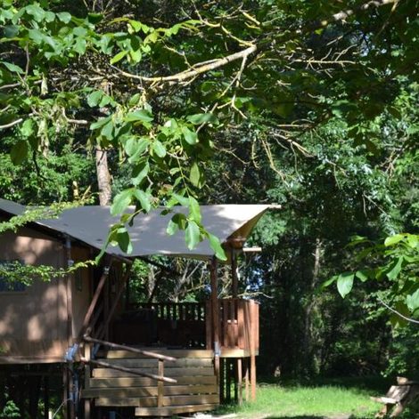 Tente Les lodges du Moulin dans le Lot-et-Garonne avec piscine