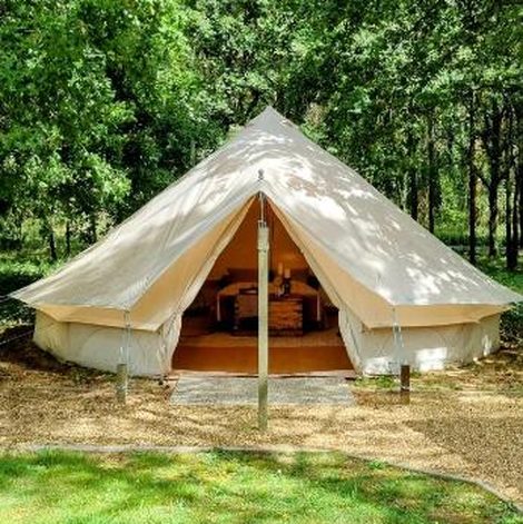 Tente Luxury Bell Tent at Camping La Fortinerie en Maine-et-Loire