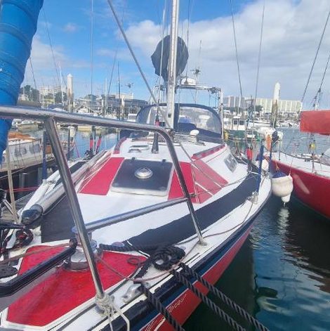 Bateau Ma Belle Lana, Chantereyne Marina dans la Manche avec terrasse