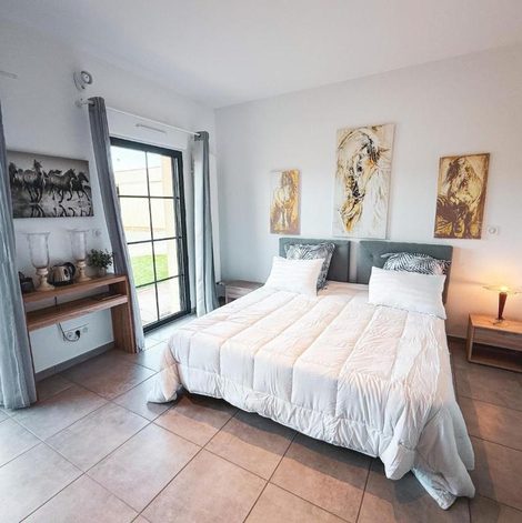 Séjour à la ferme Studio cosy dans une ecurie en Touraine en Indre-et-Loire avec spa privatif