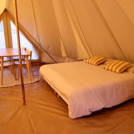Tente confortable pour 4 personnes dans les Ardennes