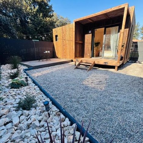 Tiny house Provençale dans le Vaucluse avec terrasse
