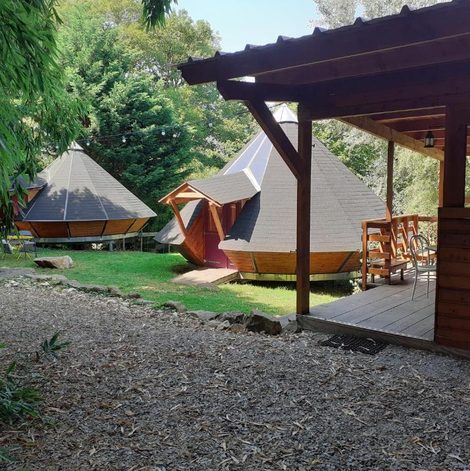 Tipis Du Petit Buisson dans le Tarn avec terrasse