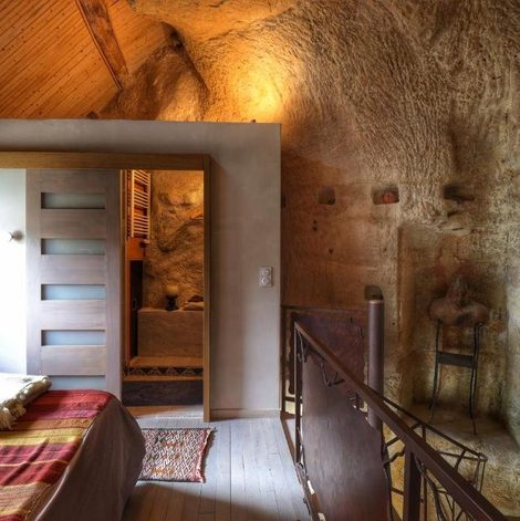 Maison troglodyte Troglodyte Loft 2 dans le Loir-et-Cher avec terrasse
