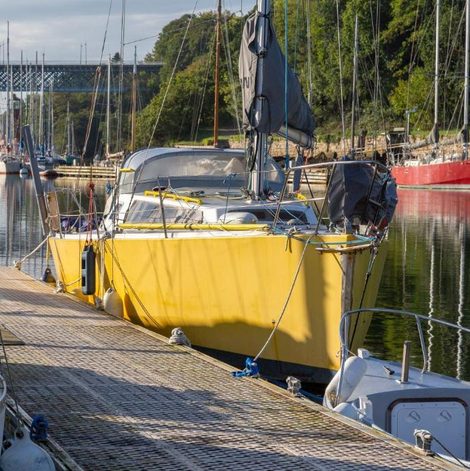 Bateau Voilier Pyman - Le Chant Des Voiles dans le Finistère avec terrasse